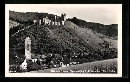 AK Kirchschlag i. d. buckligen Welt, Ansicht einer Burgruine