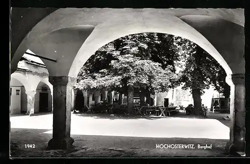 AK Hochosterwitz, Partie im Burghof