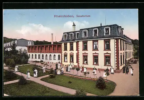 AK Rheinfelden, Partie am Sanatorium
