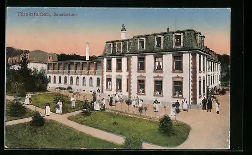 AK Rheinfelden, Blick zum Sanatorium