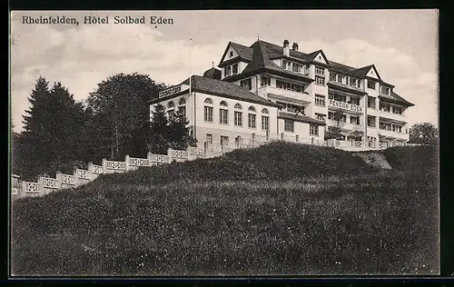 AK Rheinfelden, Blick auf die Pension Eden