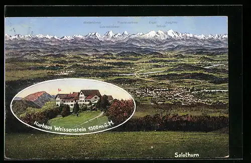AK Solothurn, Ortsansicht, Kurhaus Weissenstein