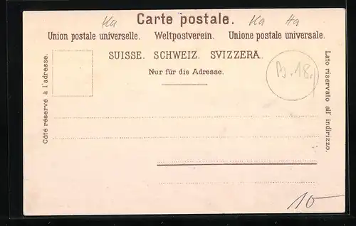 AK Weissenstein, Kurhaus mit Bergpanorama