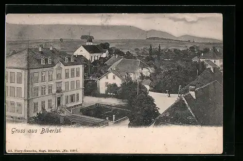 AK Biberist, Ortsansicht aus der Vogelschau