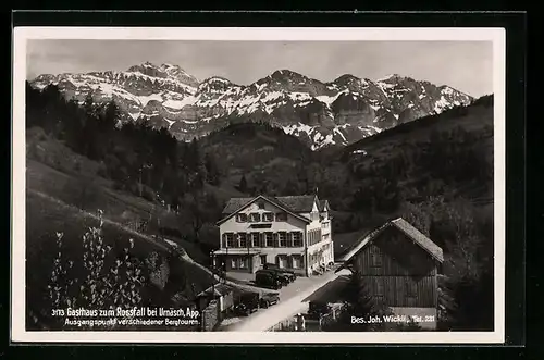 AK Urnäsch, Gasthaus zum Rossfall