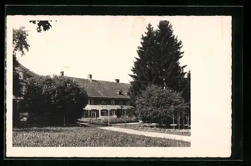 AK Neukirch a. d. Thur, Blick auf die Frauenschule Heim