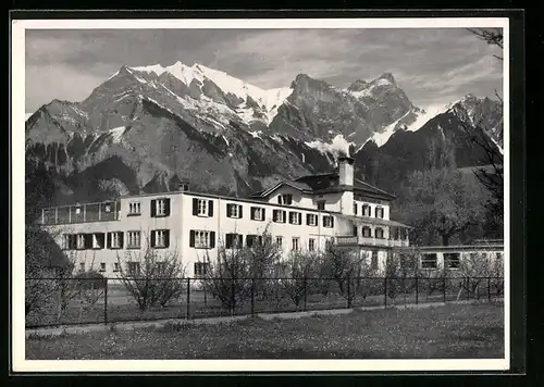 AK Bad Ragaz, Bahnhofhotel Rosengarten