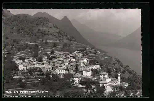 AK Bré-Paese sopra Lugano, Panorama