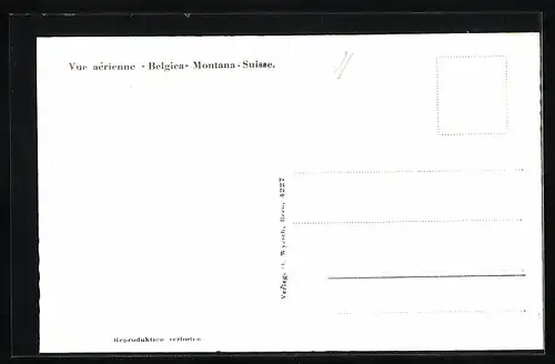 AK Belgica Montana, Vue aérienne