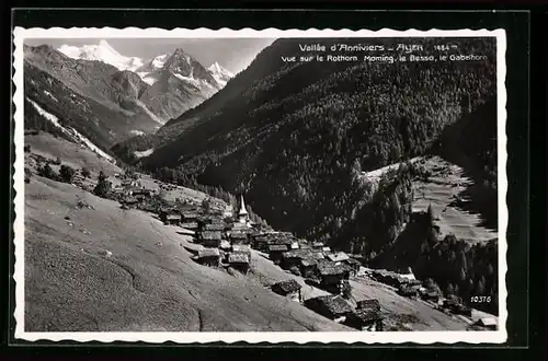 AK Ayer, Vue sur le Rothorn, Moming, le Besso