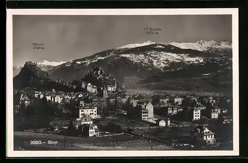 AK Sion, Vue generale et Mt. Nuoble