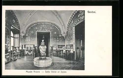 AK Genève, Musee Ariana, Salle Chine et Japon
