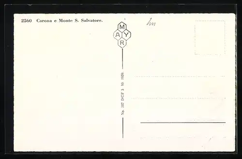 AK Carona e Monte S. Salvatore, Totalansicht