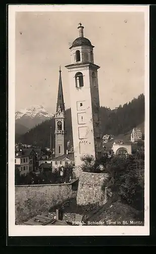 AK St. Moritz, Schiefer Turm
