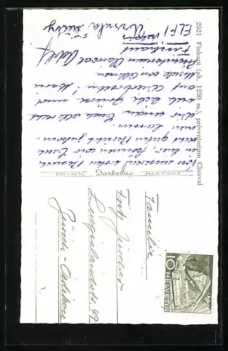 AK Finhant, Preventorium Clairval, Bergpanorama