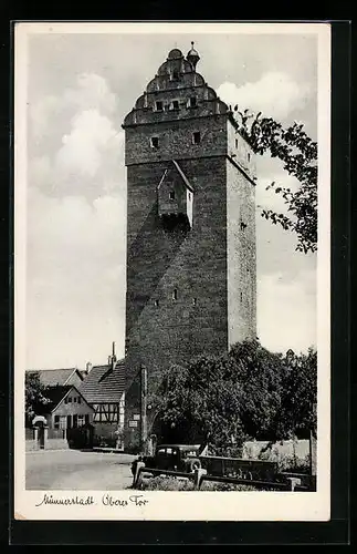 AK Münnerstadt, Partie am Oberen Tor