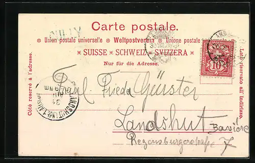 AK Vevey, Place du Marché