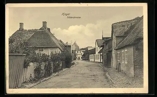 AK Hoyer, Wohnhäuser in der Süderstrasse