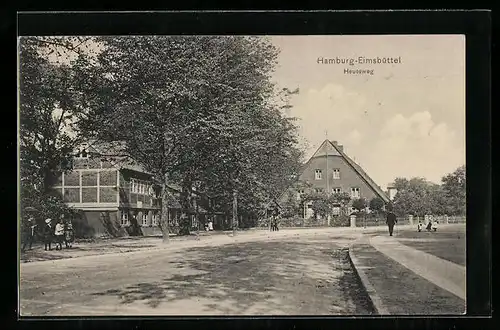 AK Hamburg-Eimsbüttel, Partie im Heussweg