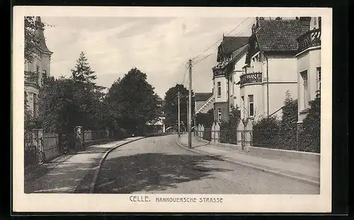 AK Celle, Hannoversche Strasse