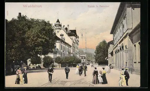 AK Waldshut, Partie b. Bahnhof