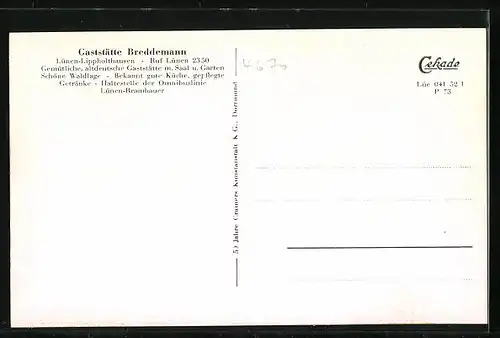AK Lünen-Lippholthausen, Gaststätte Breddemann