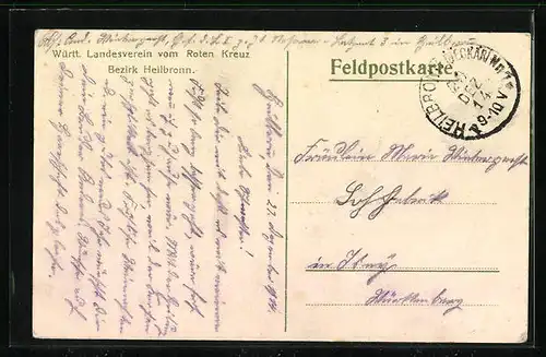 AK Heilbronn a. N., Lehrerbildungsanstalt z. Zt. Reservelazarett III.