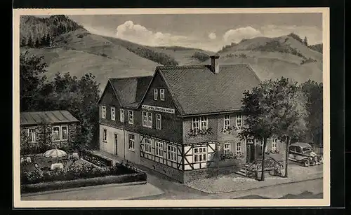 AK Wenholthausen /Sauerland, Gasthaus Sauerländer Hof von Beckmann