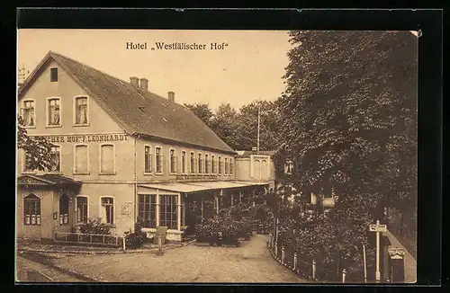 AK Bad Rothenfelde a. Teutoburgerwalde, Hotel Westfälischer Hof