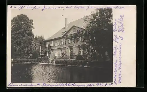 Foto-AK Göttingen, Sanatorium Rasenmühle