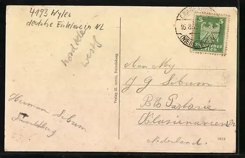 AK Duivelsberg, Weg über Dampfziegelei