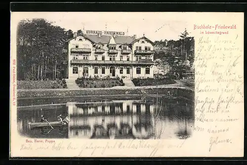 AK Buchholz, Kurhaus Friedewald im Lössnitzgrund