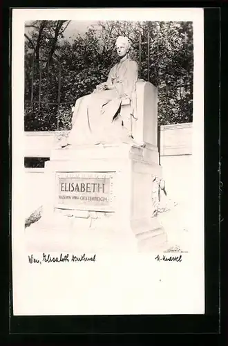 AK Wien, Kaiserin Elisabeth (Sissi) von Österreich-Denkmal