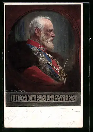 AK Portrait König Ludwig III.