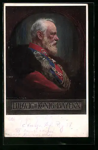 AK Portrait König Ludwig III.