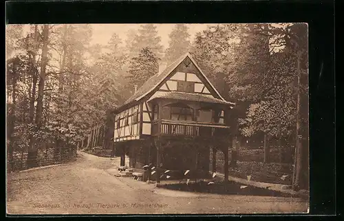 AK Hummelshain, Siebshaus im herzogl. Tierpark