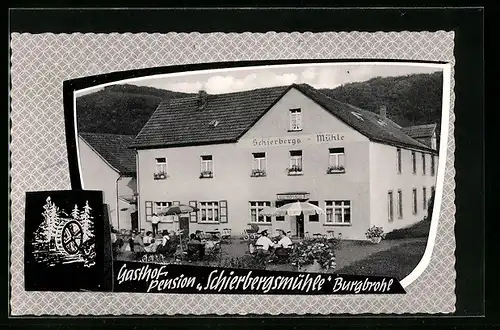 AK Burgbrohl, Gasthof Pension Schierbergsmühle