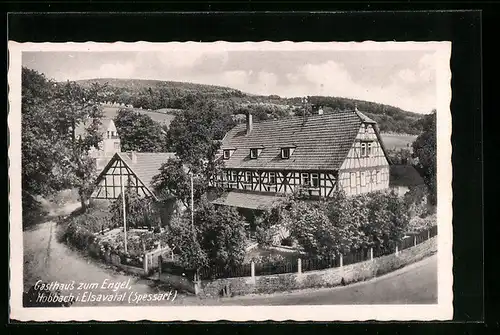 AK Hobbach i. Elsavatal /Spessart, Gasthaus zum Engel