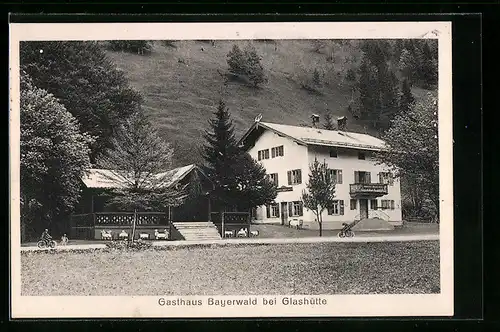 AK Glashütte / Tegernsee, Gasthaus Bayerwald