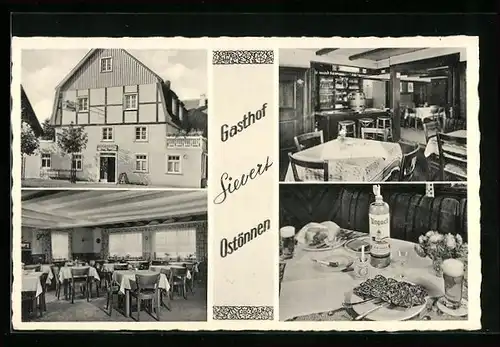 AK Ostönnen /Krs. Soest, Gasthof Sievert, Bes. Heinz Sievert