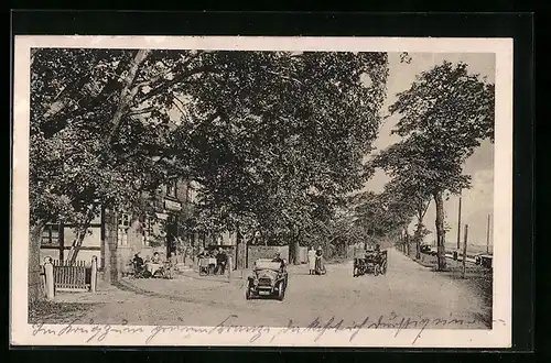 AK Soest, vor dem Restaurant zur Rottlinde