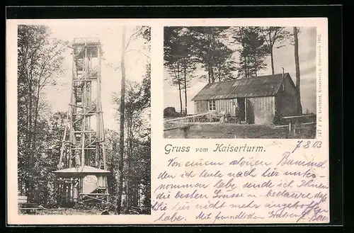 AK Brandau, Kaiserturm und Café