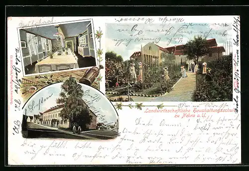 AK Nebra, Landwirtschaftliche Haushaltungsschule, Teilansichten