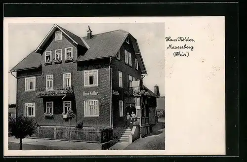 AK Masserberg /Thür., Hotel-Pension Haus Köhler