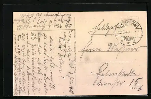 AK Lamspringe, Blick in die Hauptstrasse