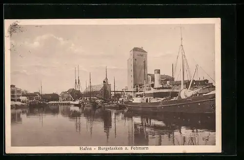 AK Burgstaaken a. Fehmarn, Hafen