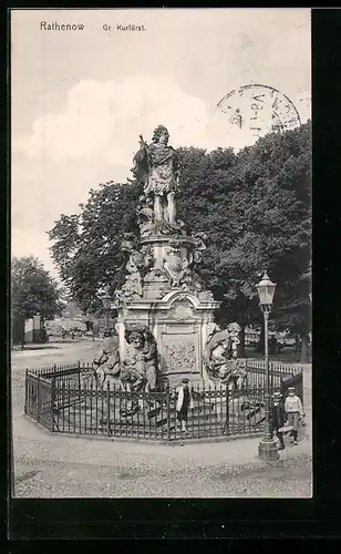 AK Rathenow, Denkmal Grosser Kurfürst