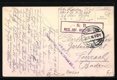 AK Basel, Neuer Badischer Bahnhof