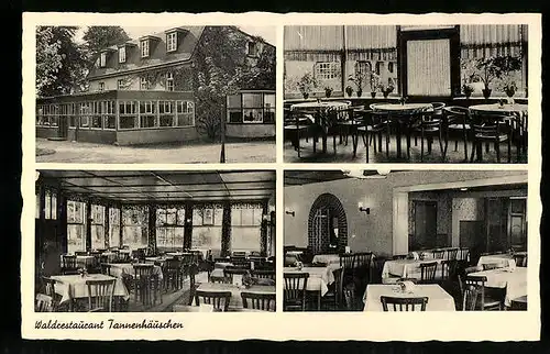 AK Wesel, Waldrestaurant Tannenhäuschen, Inh. Jac. Hetzel