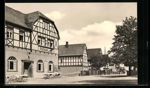 AK Tautenhain (Thür.), Gasthaus Im Oberdorf